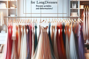 Perchas para vestidos largos: ¡Evita arrugas y deformaciones!