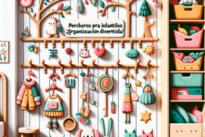 Percheros para habitaciones infantiles: ¡Organización divertida!