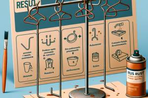 ¿Cómo mantener los percheros de metal libres de óxido?